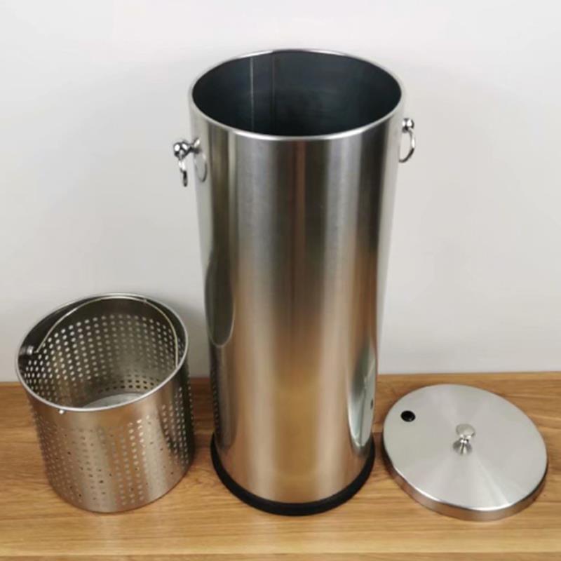 不锈钢茶水桶茶渣桶大小号茶台茶渣废水过滤垃圾桶茶馆茶具排水桶