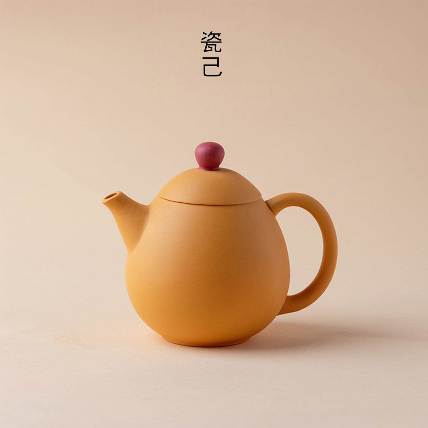 手作原矿紫砂壶黄段泥龙蛋壶泡茶壶功夫茶具家用茶壶单壶功夫茶具
