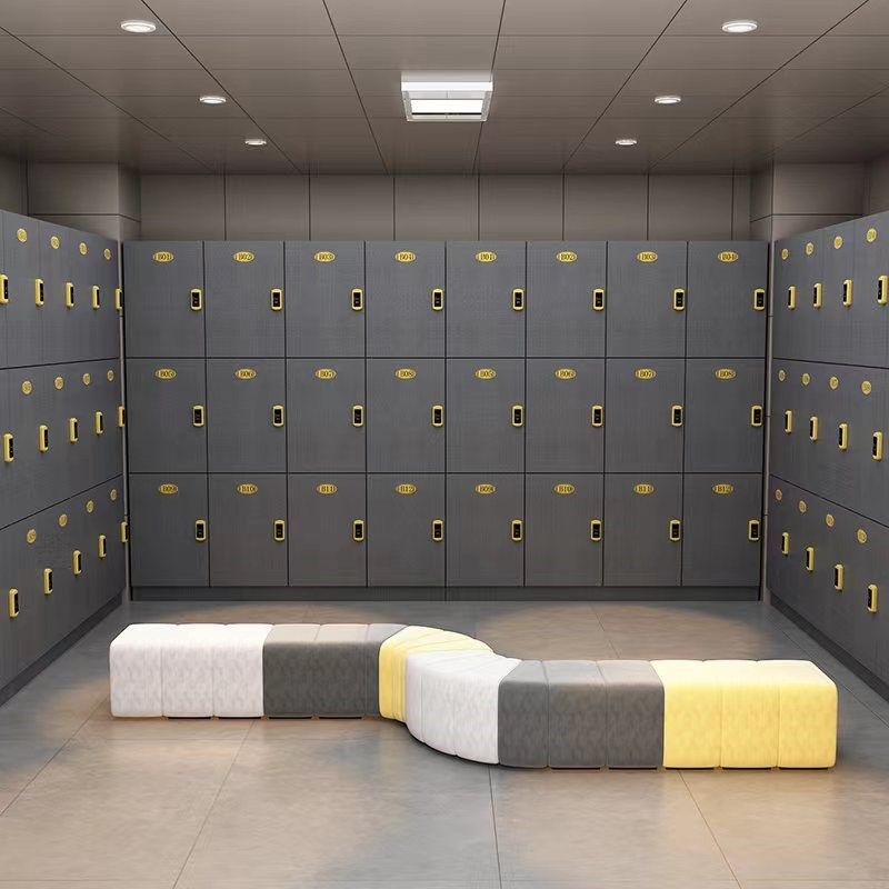 员工更衣柜健身房木质美发店洗浴中心感应锁密码锁定制收纳储物柜,商业/办公家具,更衣柜,淘宝优惠券,粉丝福利购,淘宝优惠卷