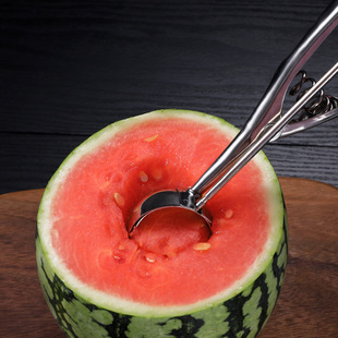 不锈钢挖球器冰淇淋挖勺西瓜挖球勺子水果分割器挖圆球模具商用