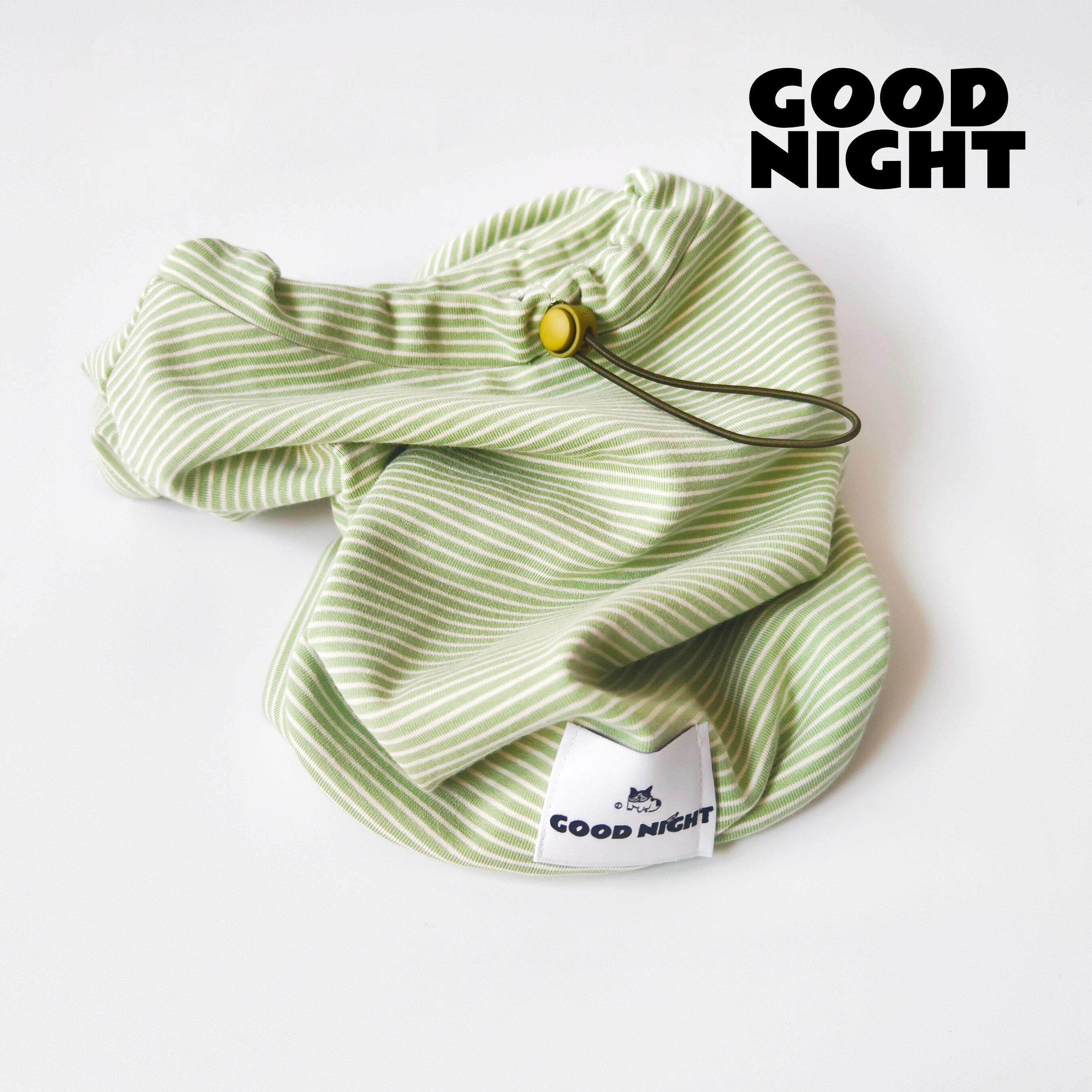 GOODNIGHT晚安法斗巴哥英斗犬宠物衣服保暖舒绒棉条纹T恤法斗衣服