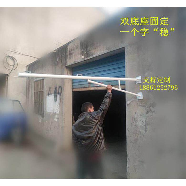 挑臂路灯杆墙壁装灯座支架加长稳固摄像机监视器支架热浸镀锌监控