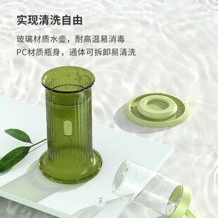 卡诺仓鼠饮水器水壶樽小烛台防漏喂水器金丝熊自动滚珠喝水器支架