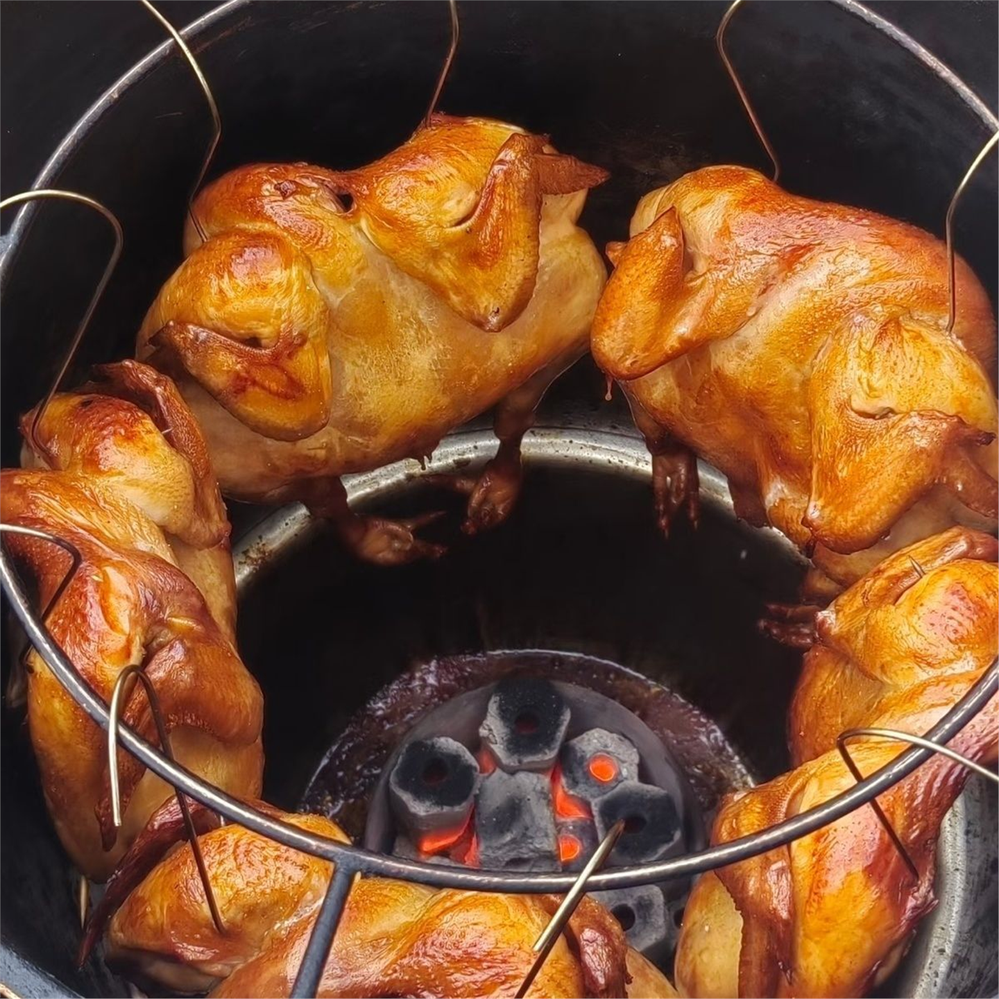 烧烤架子炉桶无烟腊肉熏木