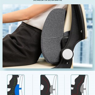 久坐护腰靠垫办公室座椅腰垫靠背垫记忆棉腰枕腰托汽车高端1019y