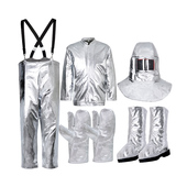 消防隔热服500 1000度防火衣阻燃耐高温铝箔防烫冶炼防护衣避火服