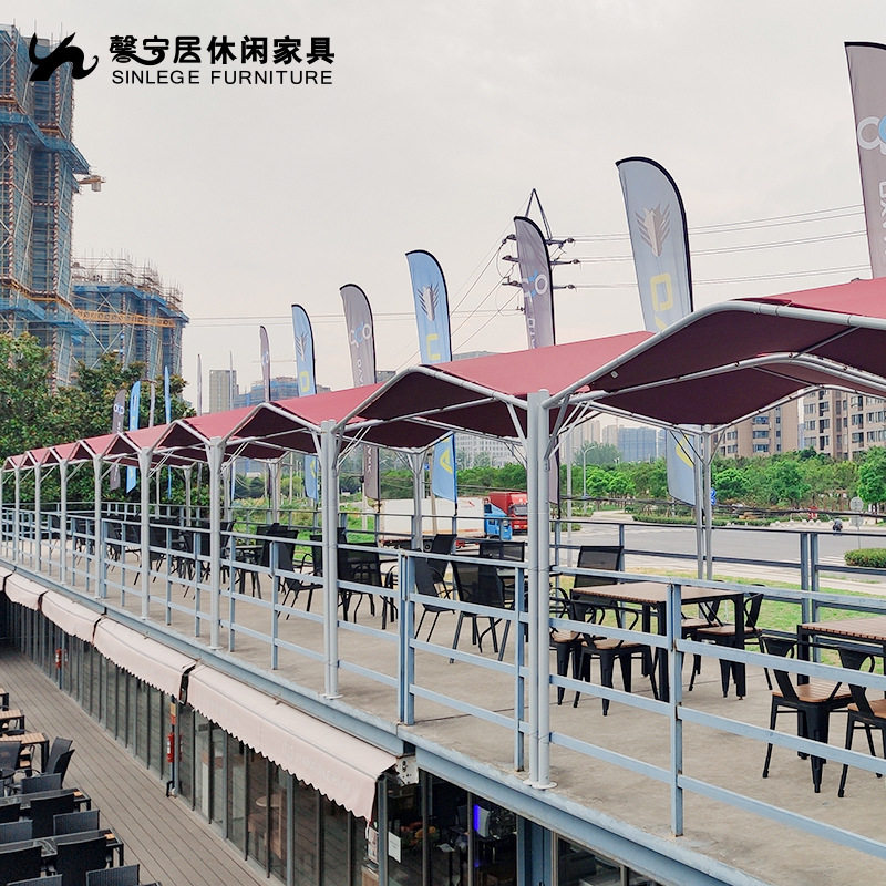 馨宁居户外遮阳棚遮阳伞庭院民宿网红防雨帐蓬餐饮露台天鹅篷凉亭图片