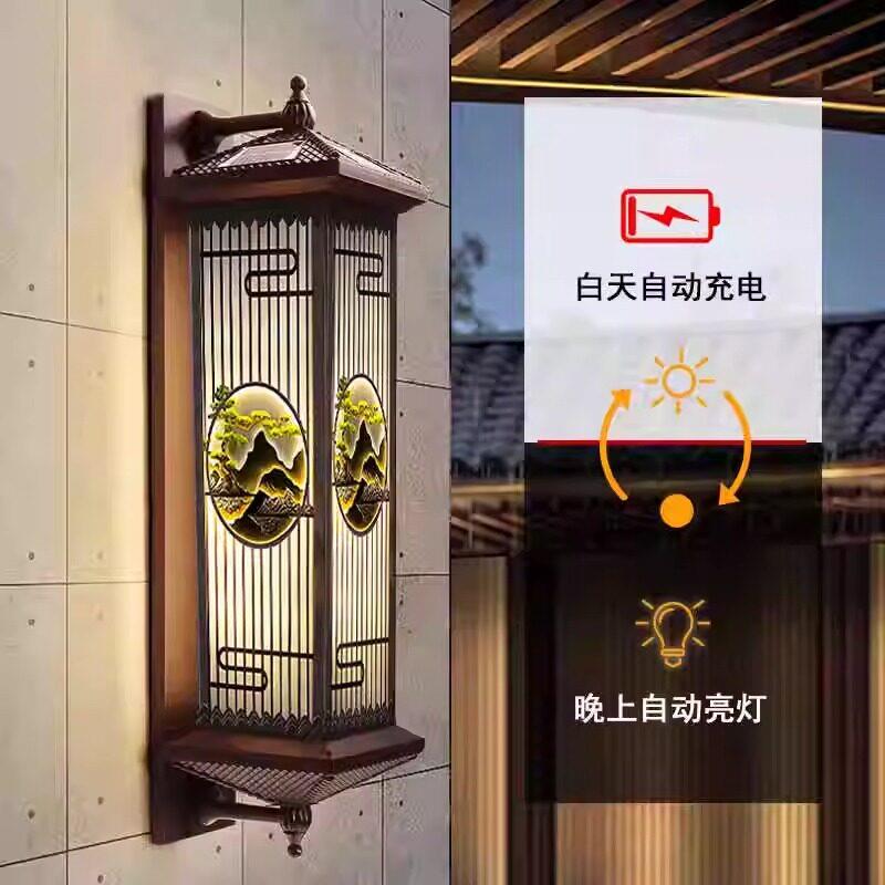 壁灯室外罗马柱灯别墅庭院大门口柱子灯围墙农村外墙灯新中式壁灯