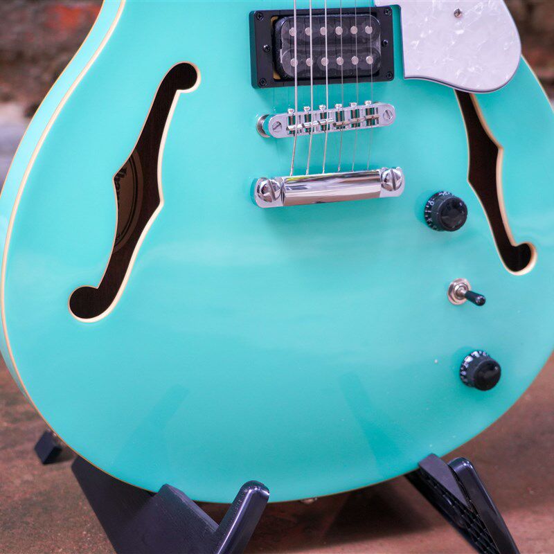 Ibanez AS63 双缺角 半空心 电吉他 SFG海洋绿 摇滚爵士