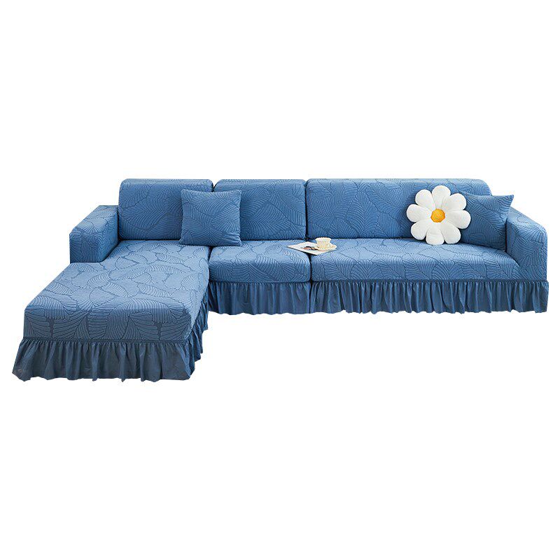 沙发套三位一贵妃四季通用裙边弹力万能全包沙发垫盖布防尘保护套