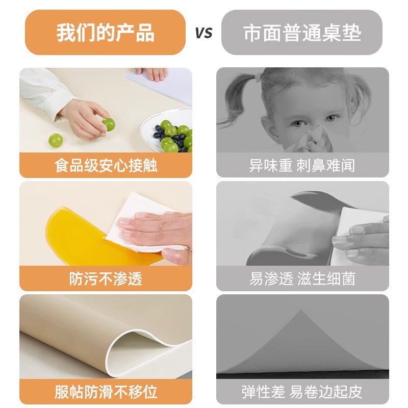 茶几保护垫防水防油免洗防烫客厅茶几电视柜餐边柜玄关台面保护垫