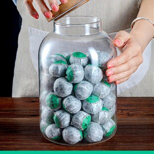 玻璃瓶子密封罐带盖大号家用小青柑中药材干果陈皮茶叶罐储存罐子