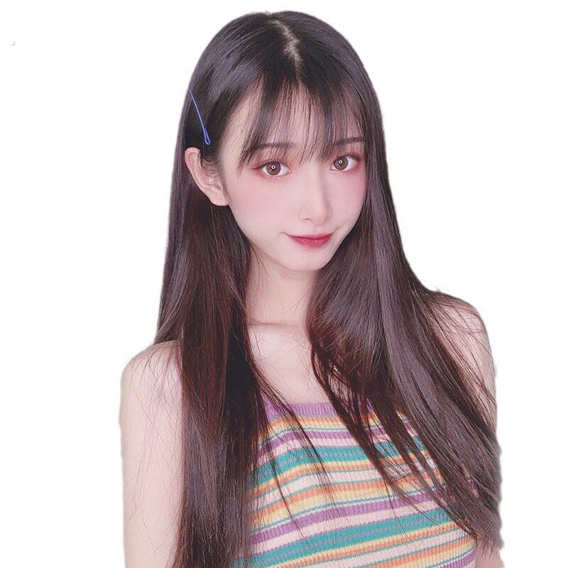 式垫三头发发片自然直长蓬松发假器片女假发片假发发根接