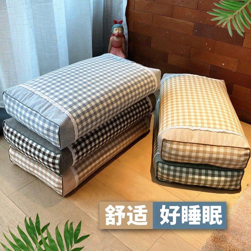 薰衣草荞麦枕高枕头大人学生护颈椎助睡眠花草舒睡加厚单人方枕头