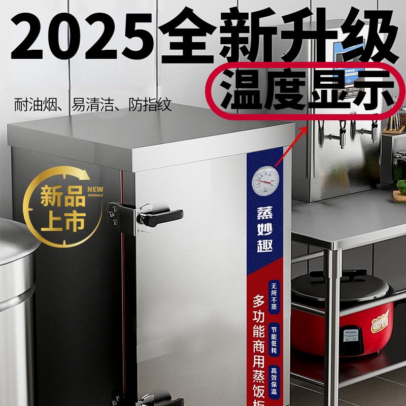 蒸饭柜商用电蒸箱商用蒸饭机燃气电气两用蒸饭柜