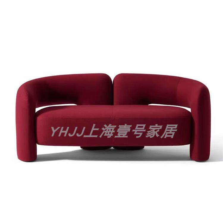 现代轻奢设计师创意沙发客厅样板间美容院北欧简约布艺休闲单人椅