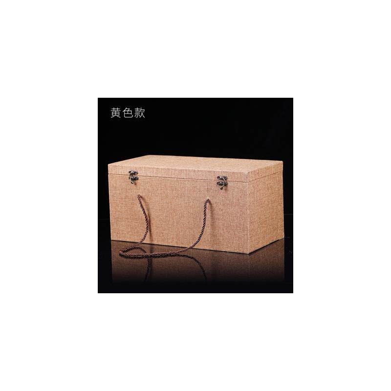 文玩花瓶玉器锦盒礼盒包装盒长方形大号带提绳锦盒空盒礼品盒锦盒