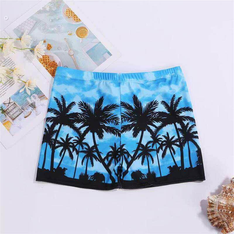 2025新款防尴尬大码泳裤男加肥加大成人平角速干泳池沙滩裤可下水