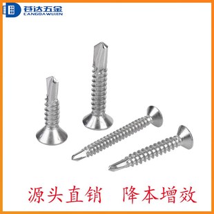 不锈钢 十字沉头圆头自攻丝木螺钉 干壁钉  陶瓷琉璃瓦专用盖瓦钉