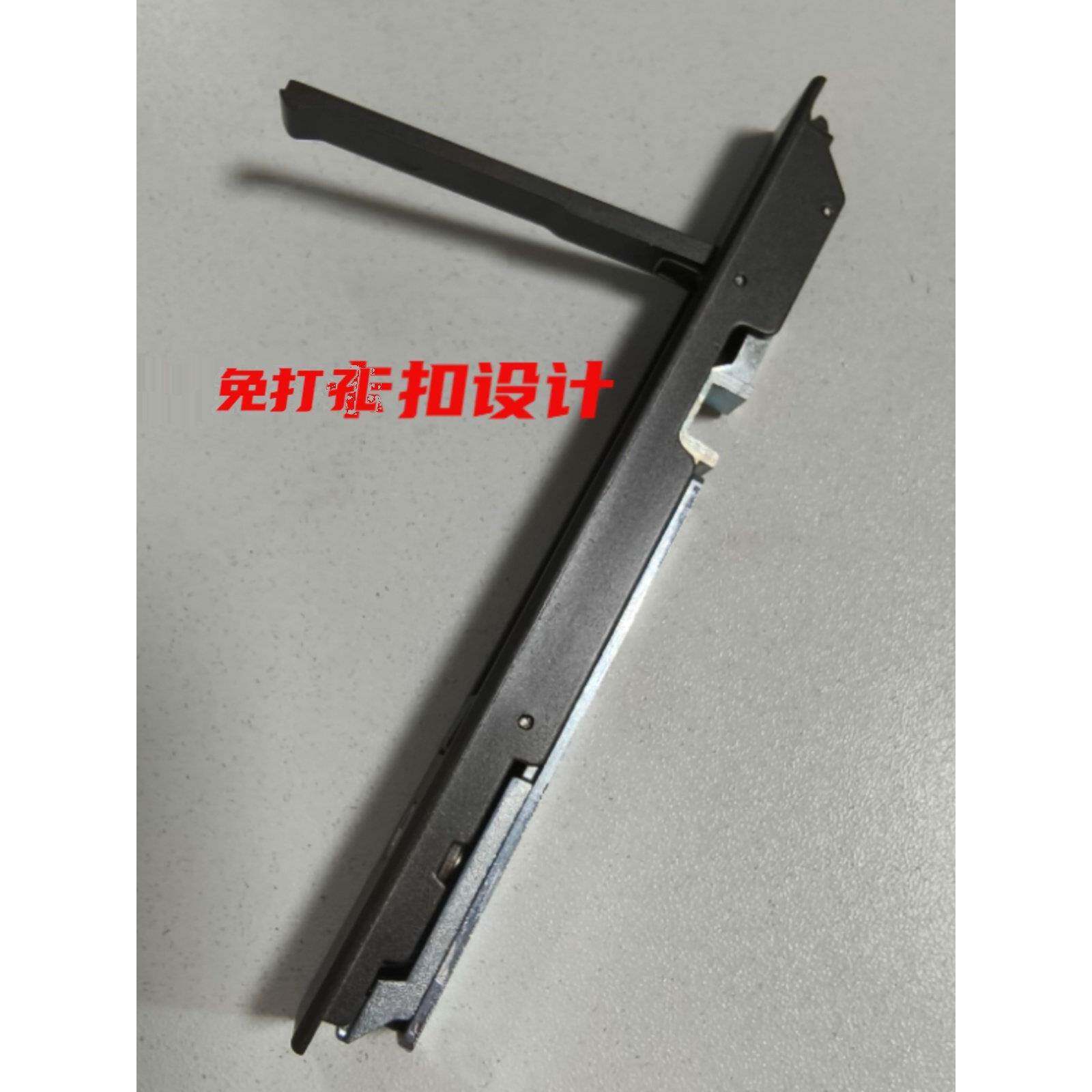 纱窗弹跳锁平开窗一字锁带钥匙推拉窗锁双内开纱窗五金双点密码锁