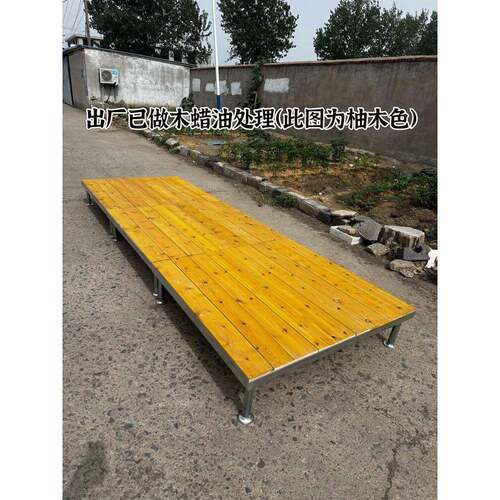 模块化地板露营式地板帐篷地板营地地板快速安装防腐木地板钢结构