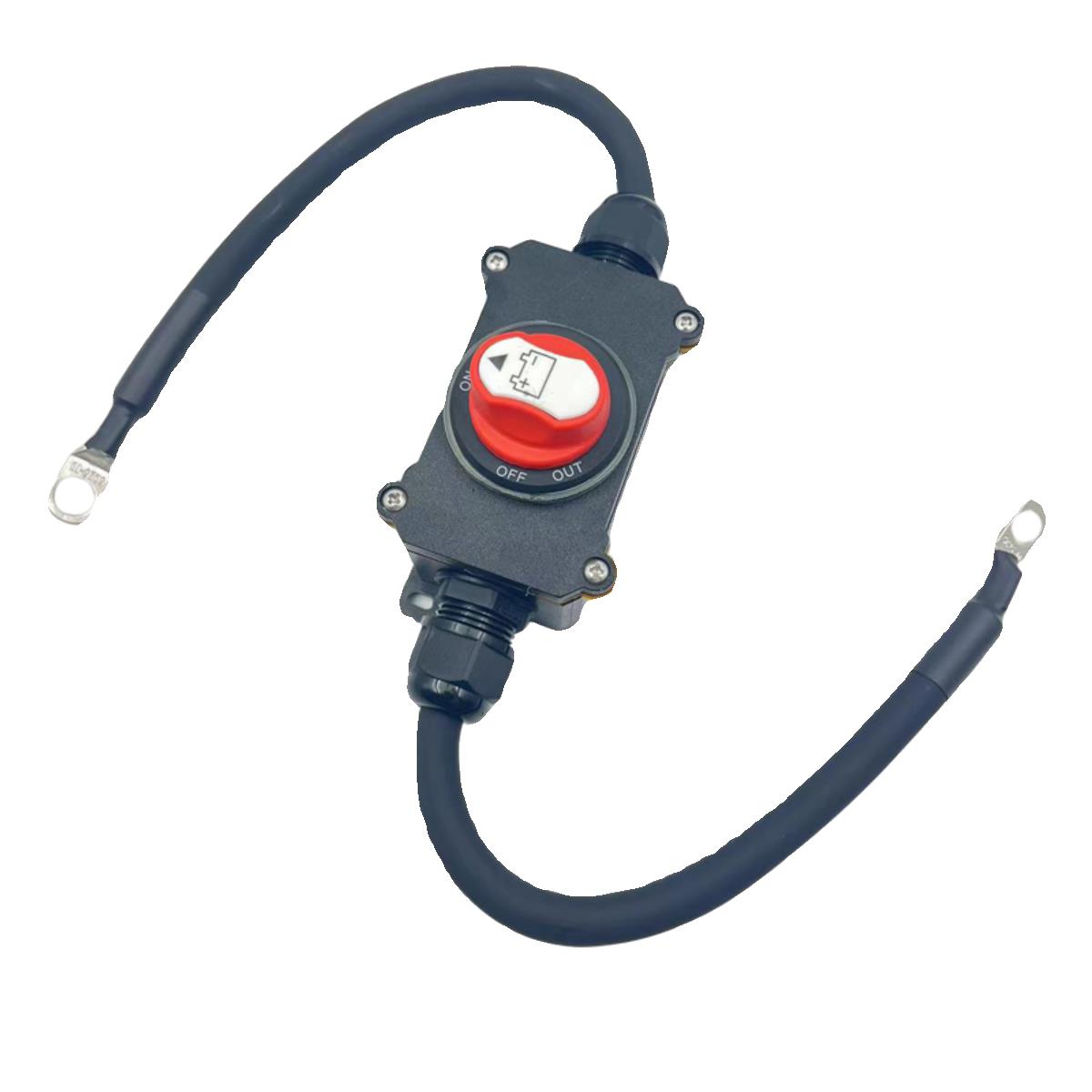小车汽车房车直流防跑漏电12V/24V电瓶断电防水开关电池闸刀电源