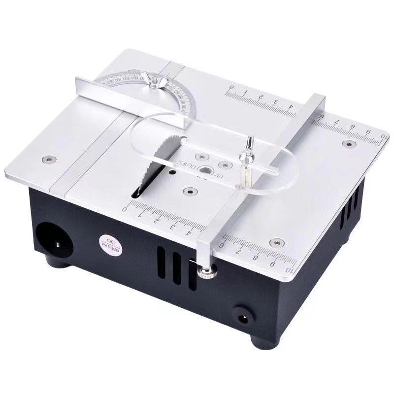 DIY微型多功能精密台锯PCB小型桌面切割机模型木工家用迷你小电锯