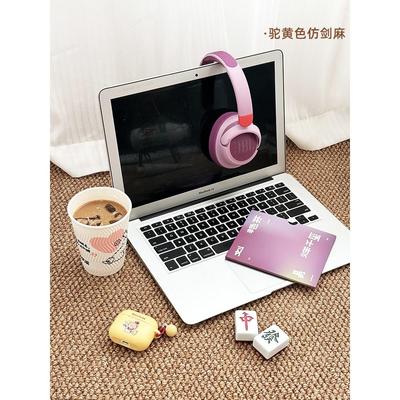 照片地毯Plog拍摄道具工作室特殊背景布宠物背景毯圆形彷剑麻地毯