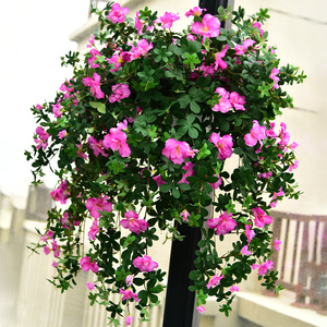 仿真杜鹃花藤映山红藤蔓假花花藤条装饰花藤塑料花墙面挂壁花吊兰