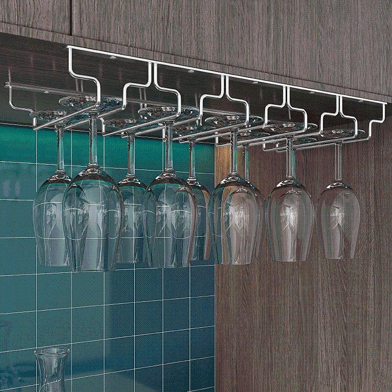 304不锈钢红酒杯架倒挂高脚杯架红酒杯悬挂架家用创意酒柜酒杯架,餐饮具,酒架,淘宝优惠券,粉丝福利购,淘宝优惠卷