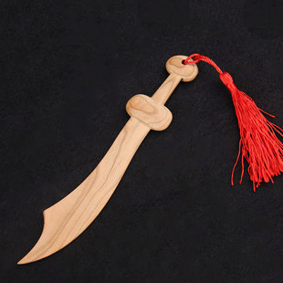 纯桃木刀桃木剑桃木斧子无漆挂件木雕桃木刀剑斧儿童宝宝玩具宝剑