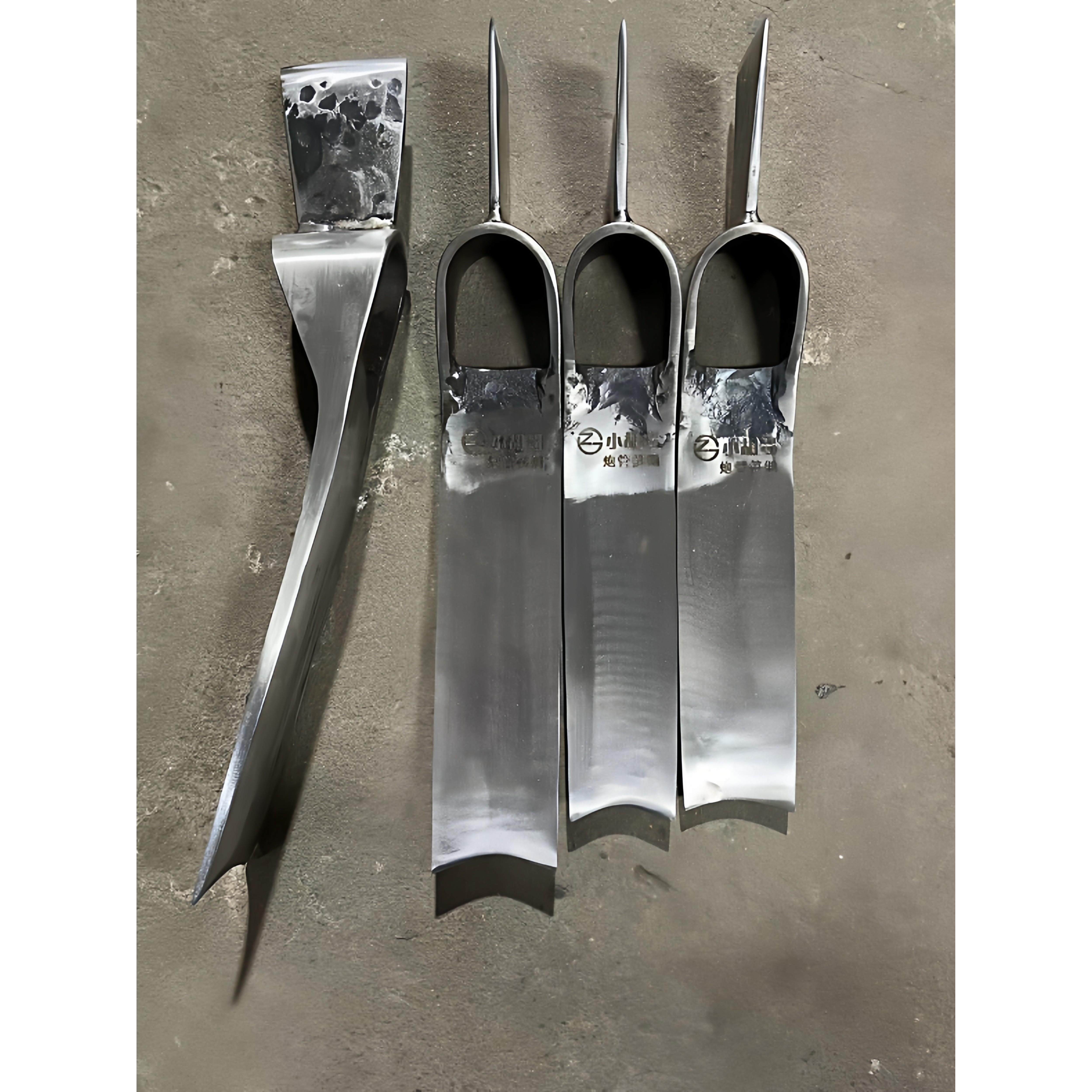 挖笋专用炮管锄头不锈钢头套挖冬笋挖春笋挖树根农用质量保证
