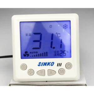 SINKO新晃空调风机盘管温控器液晶面板空调开关SKAC1501SKDC1