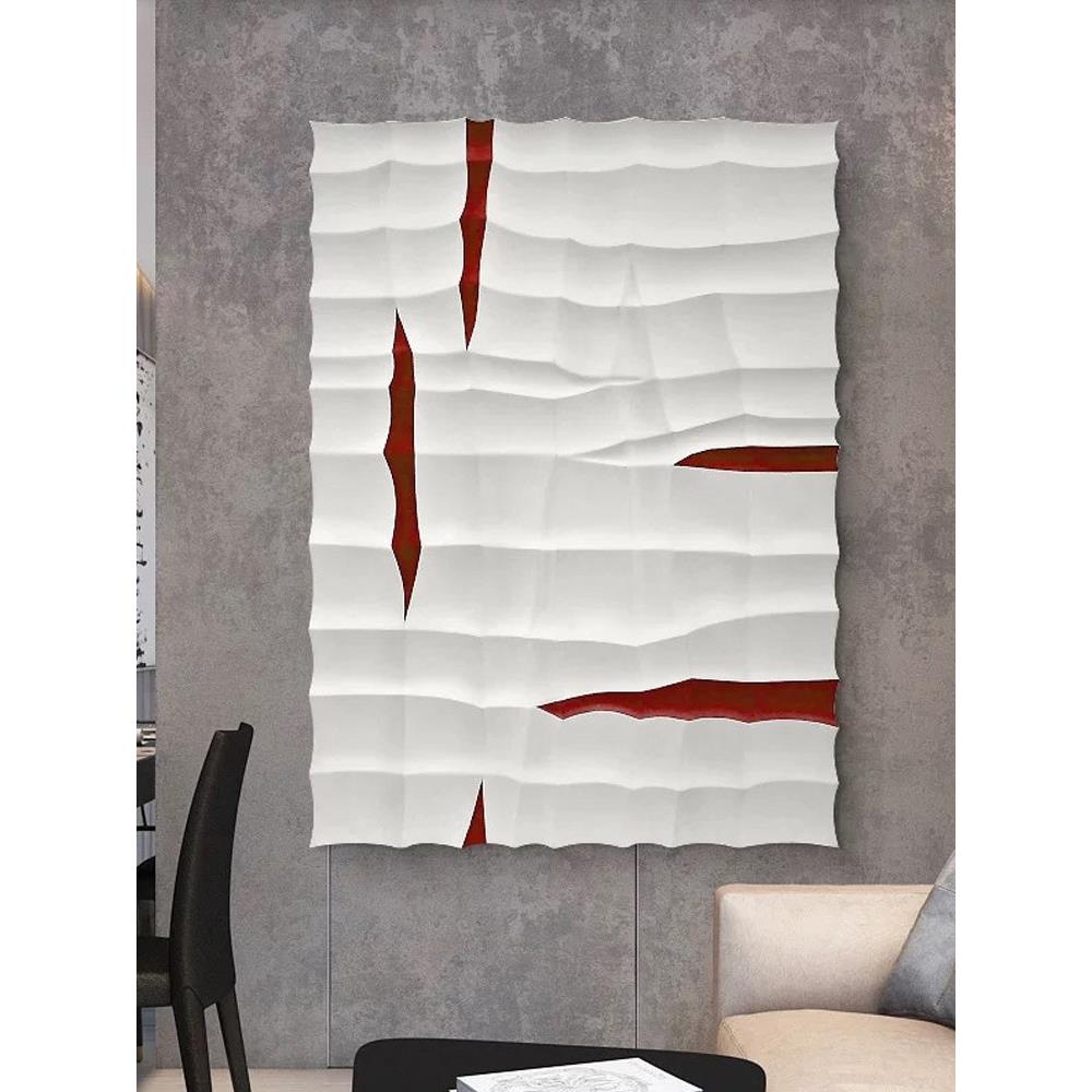 现代简约装饰画样板房浮雕纹理木雕立体壁画沙发背景客厅卧室挂画