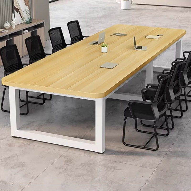 会议桌长桌简约现代会议室洽谈桌长条桌子培训工作台办公桌椅组合,商业/办公家具,会议桌,淘宝优惠券,粉丝福利购,淘宝优惠卷