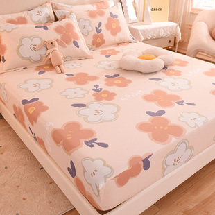 2023夏季新款床罩单件高端纯棉防尘罩全包床垫罩床笠135x200床单