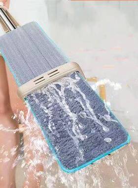 45cm大号免手洗平板拖把家用木地板拖布懒人旋转地拖墩布干湿两用