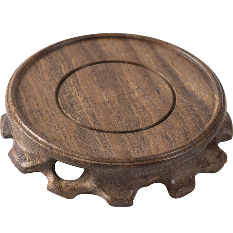 木雕刻底座香炉工艺品茶杯摆件家用花瓶摆件实木底座花盆鱼缸底托,家居饰品,木雕,淘宝优惠券,粉丝福利购,淘宝优惠卷