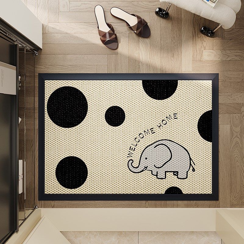 卡通入户门地垫玄关大门口进门脚垫防滑除尘耐磨弹力地毯室外垫毯,居家布艺,入户地垫,淘宝优惠券,粉丝福利购,淘宝优惠卷