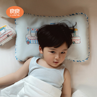 良良 儿童枕头2岁以上3-6岁新生儿宝宝幼儿园专用小枕头四季通用