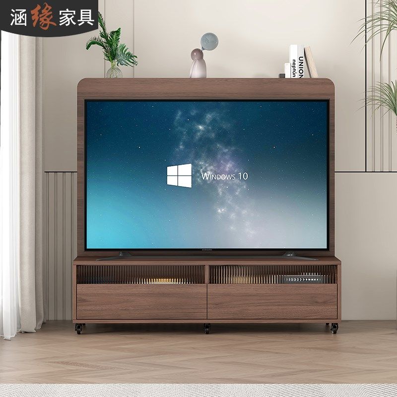 可移动电视柜现代简约家用小户型客厅卧室双面储物电视机柜7D101,住宅家具,电视柜,淘宝优惠券,粉丝福利购,淘宝优惠卷