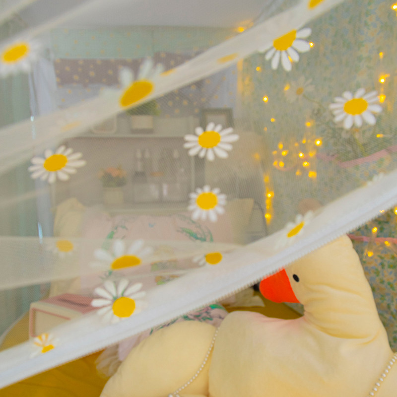 书写时光100%全棉牀帘蚊帐一体式学生宿舍上铺下铺全包围牀幔