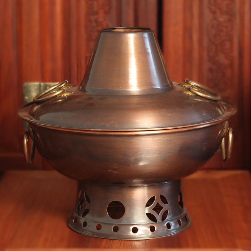 酒精炉固体火锅餐厅酒精炉子商用饭店酒店家用环保油铜火锅酒精锅