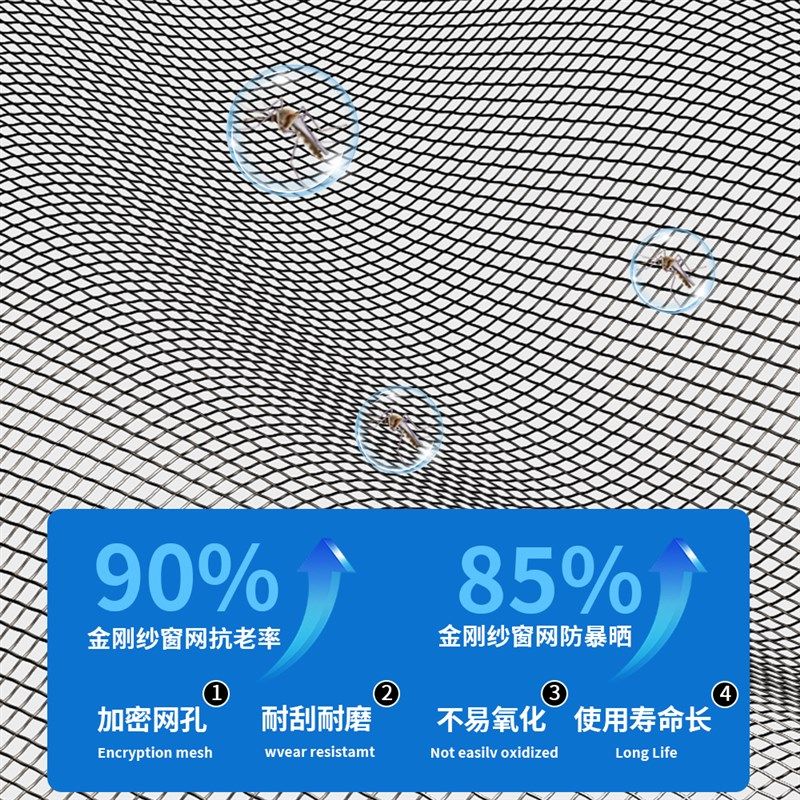 窗户防蚊纱窗纱网自装魔术贴免打孔内开窗隐形沙窗门帘家用自粘式,居家布艺,成品窗帘,淘宝优惠券,粉丝福利购,淘宝优惠卷