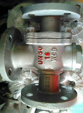 现货阀门Q4445F-16C三通球阀铸钢法兰球阀LT型