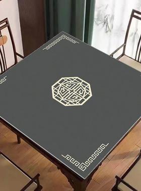 圆桌桌圆形桌垫打牌台桌面加厚扑克牌专用垫子2024麻将桌桌