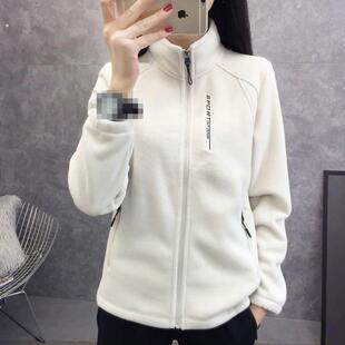 初中生校服内搭学生抓绒衣女款内胆冬季保暖冲锋衣打底摇粒绒外套