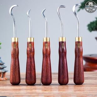 丝雕舍利工具盆景舍利杆制作造型专用工具拉丝刀雕刻刀干水线