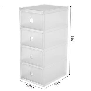 桌面收纳盒抽屉式a4文件柜书桌上工位改造神器办公室置物架整理盒