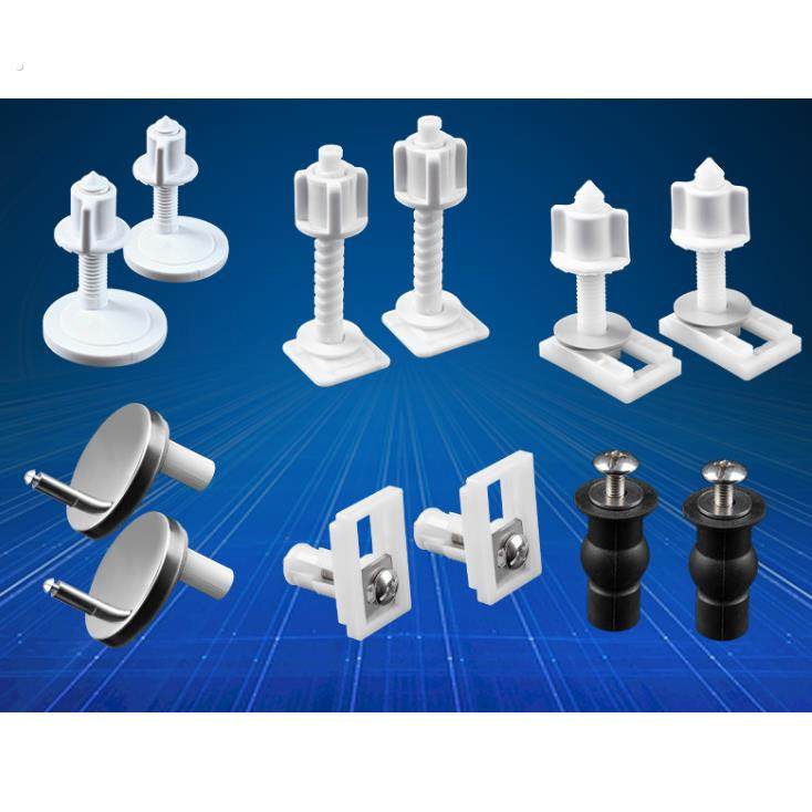 马桶盖配件固定螺丝通用坐便器盖板膨胀螺栓连接件安装卡扣老式